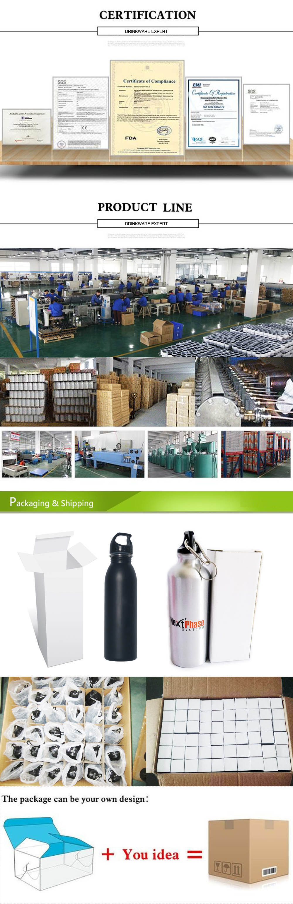 MIC 5不锈钢水瓶